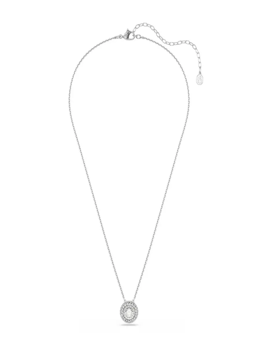 Подвеска Sublima с кристаллами, стерлинговое серебро с покрытием Swarovski — изображение 2 из 6, оттенок белый