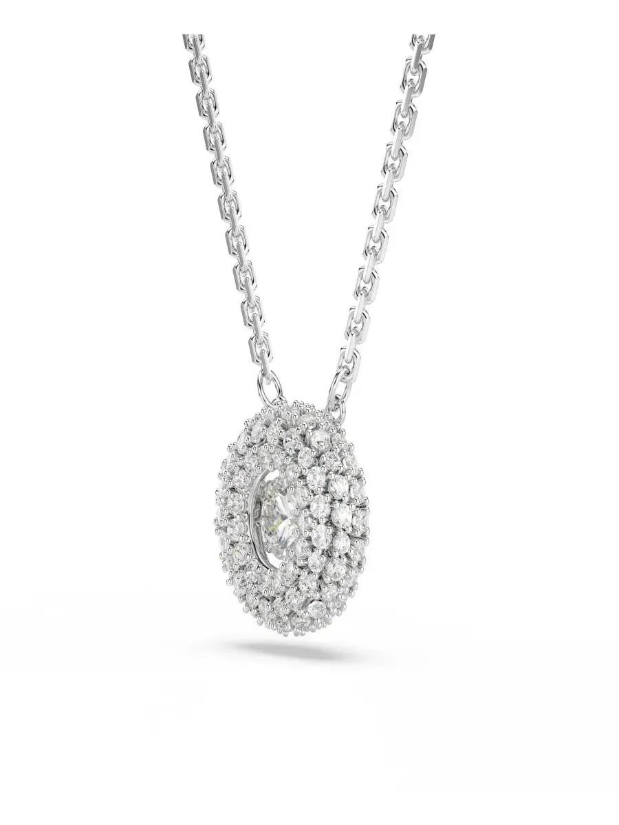 Подвеска Sublima с кристаллами, стерлинговое серебро с покрытием Swarovski — изображение 3 из 6, оттенок белый