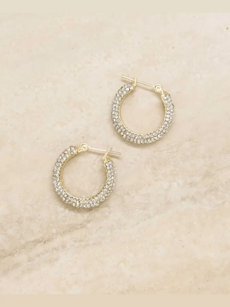 Мини-кольца с кристаллами Sparkle Bits Ettika — изображение 2 из 3, оттенок золото