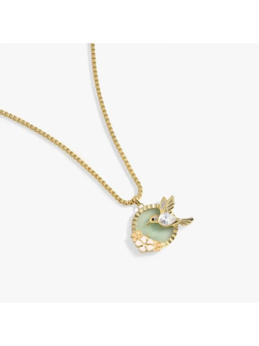 Кулон в виде колибри с драгоценным камнем на цепочке Alex And Ani — изображение 2 из 3, оттенок нет цвета