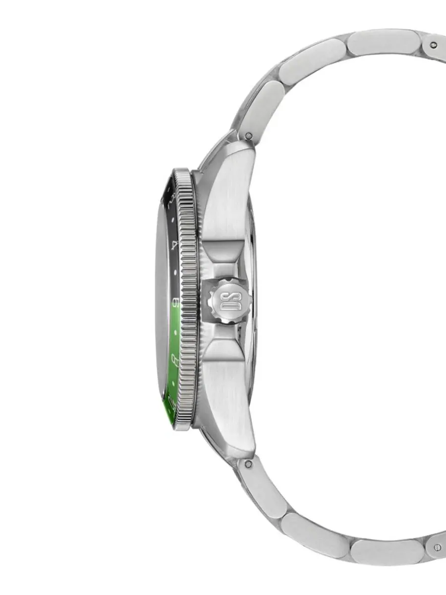Мужские швейцарские автоматические часы DS Action GMT Powermatic 80 с браслетом из нержавеющей — изображение 3 из 5