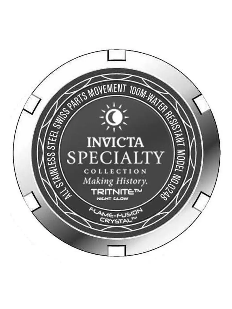 Мужские кварцевые часы 0248 Specialty Invicta — изображение 3 из 3, оттенок серебряный