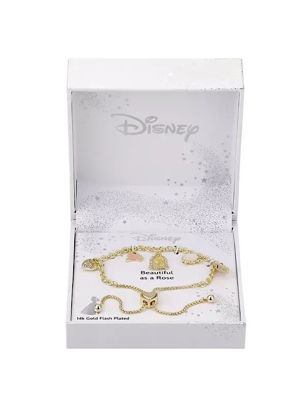 Браслет-Боло «Зверь» из кристаллов и перламутра Disney — изображение 2 из 3, оттенок золото
