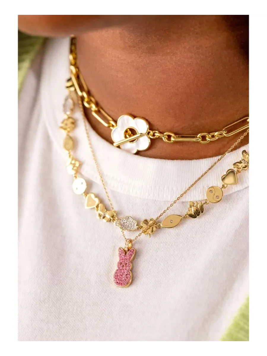 Подвеска PEEPS Pave Bunny Pendant Necklace Alex and Ani — изображение 6 из 6, оттенок нет цвета