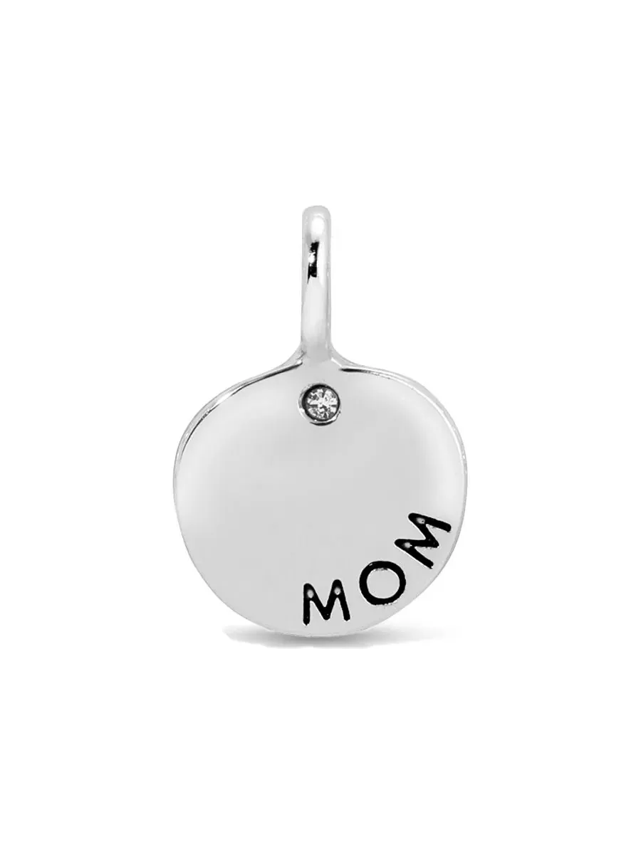 Подвеска с гравировкой Mom LUCKY FEATHER — изображение 2 из 2, оттенок нет цвета