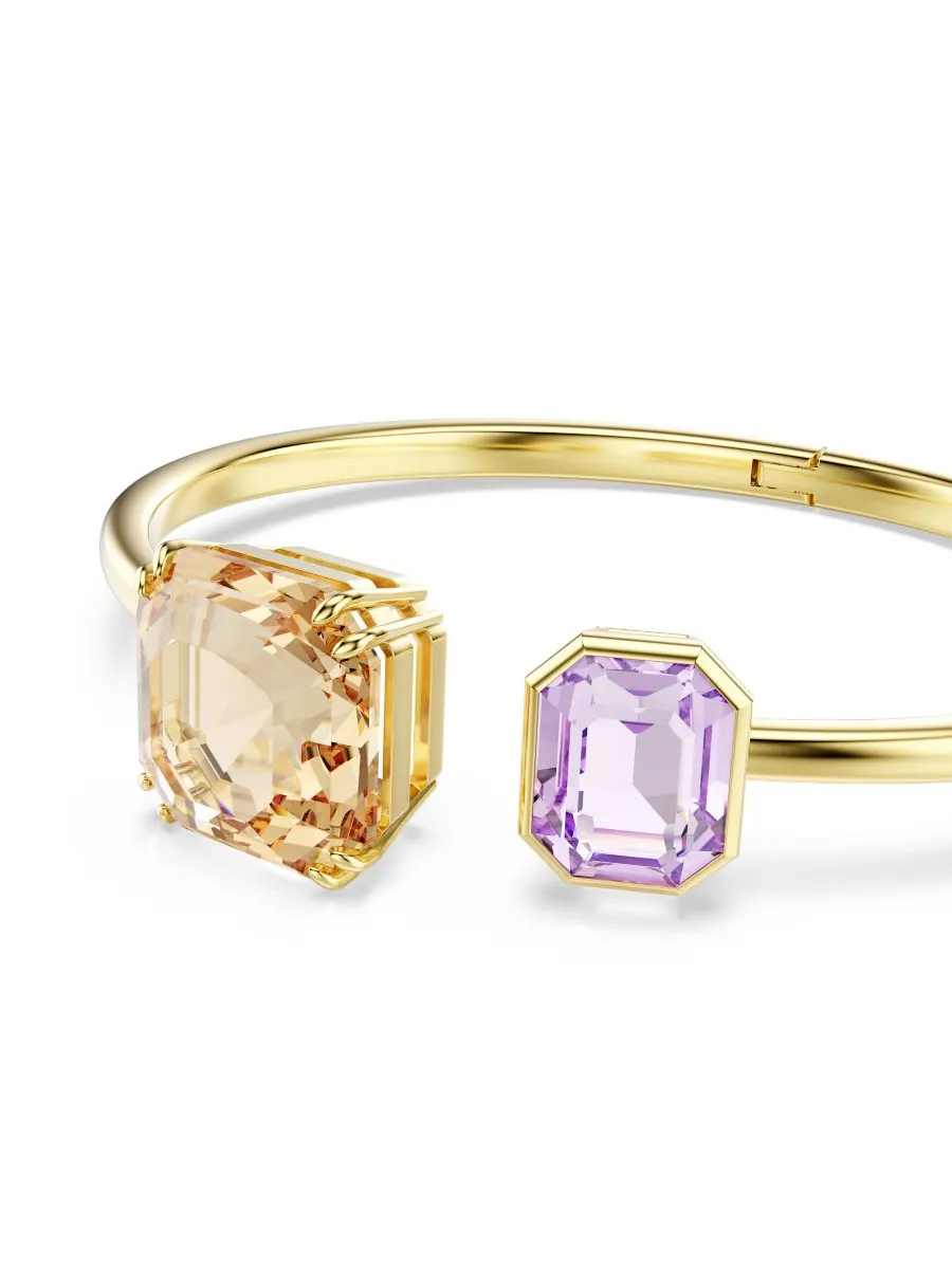 Браслет Swarovski Millenia с золотым покрытием Swarovski — изображение 5 из 7, оттенок розовый