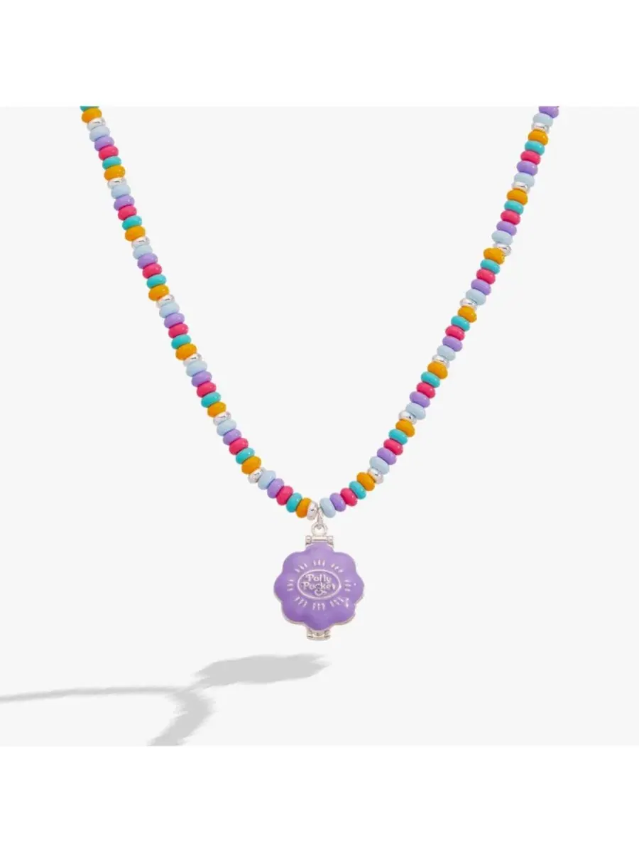 Кулон-медальон Polly Pocket Limited Edition Pool Party из бисера Alex And Ani