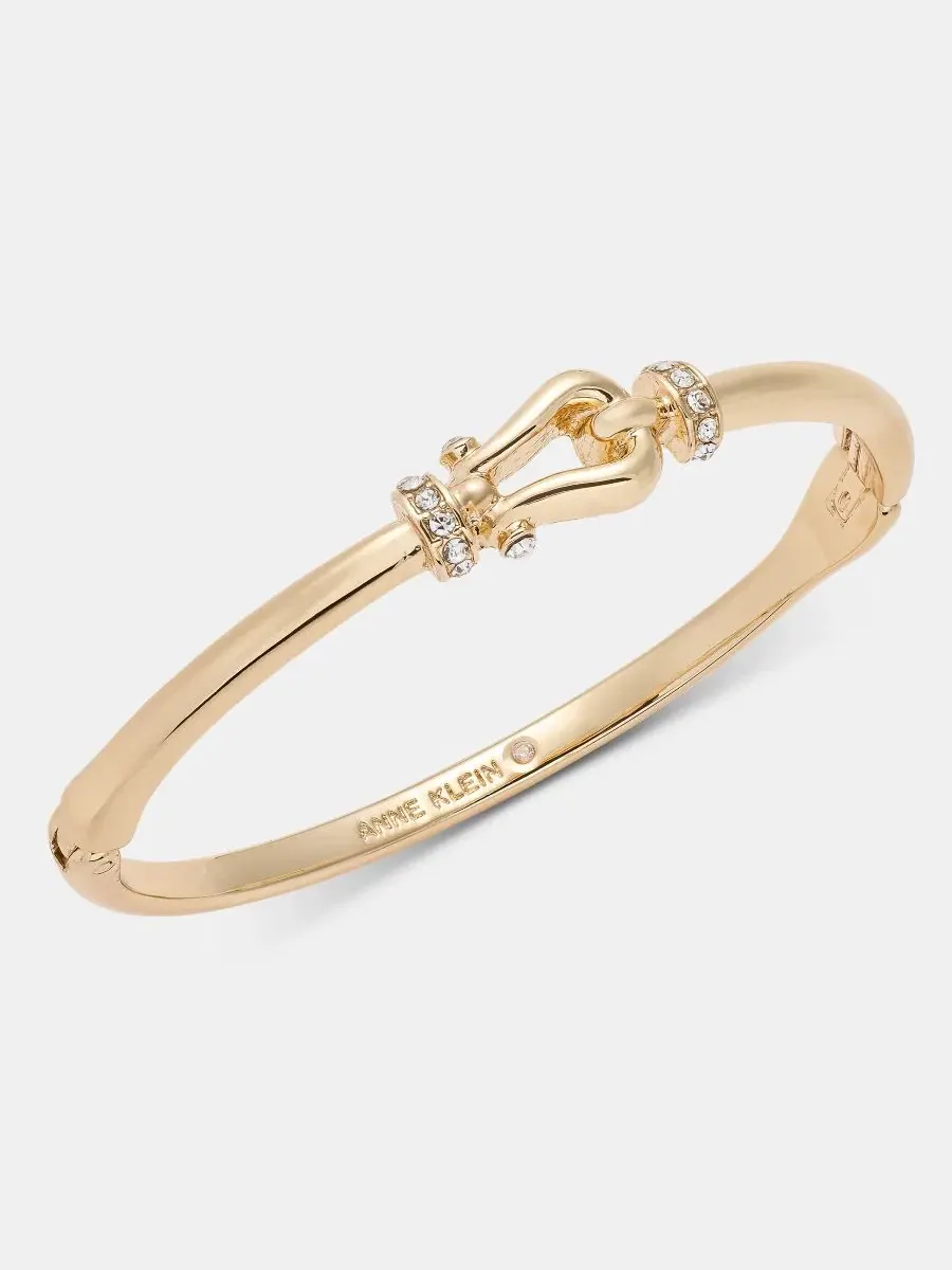 Браслет-манжета Pavé Link Anne Klein — изображение 1 из 3, оттенок прозрачный