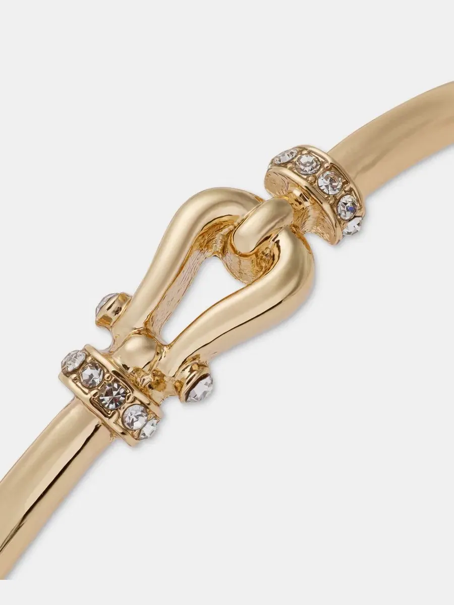 Браслет-манжета Pavé Link Anne Klein — изображение 3 из 3, оттенок прозрачный