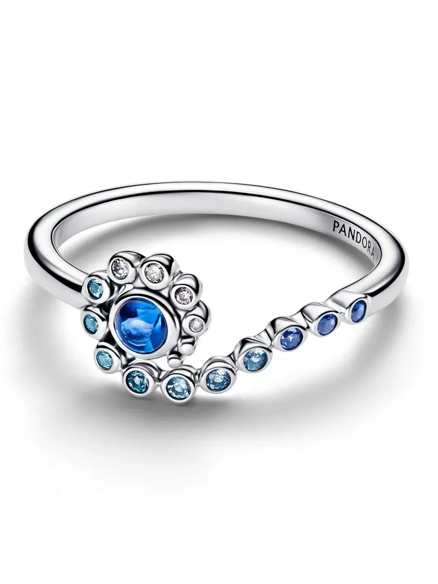 Кольцо Pandora Disney Moana Ocean Wave — изображение 2 из 3, оттенок серебристый