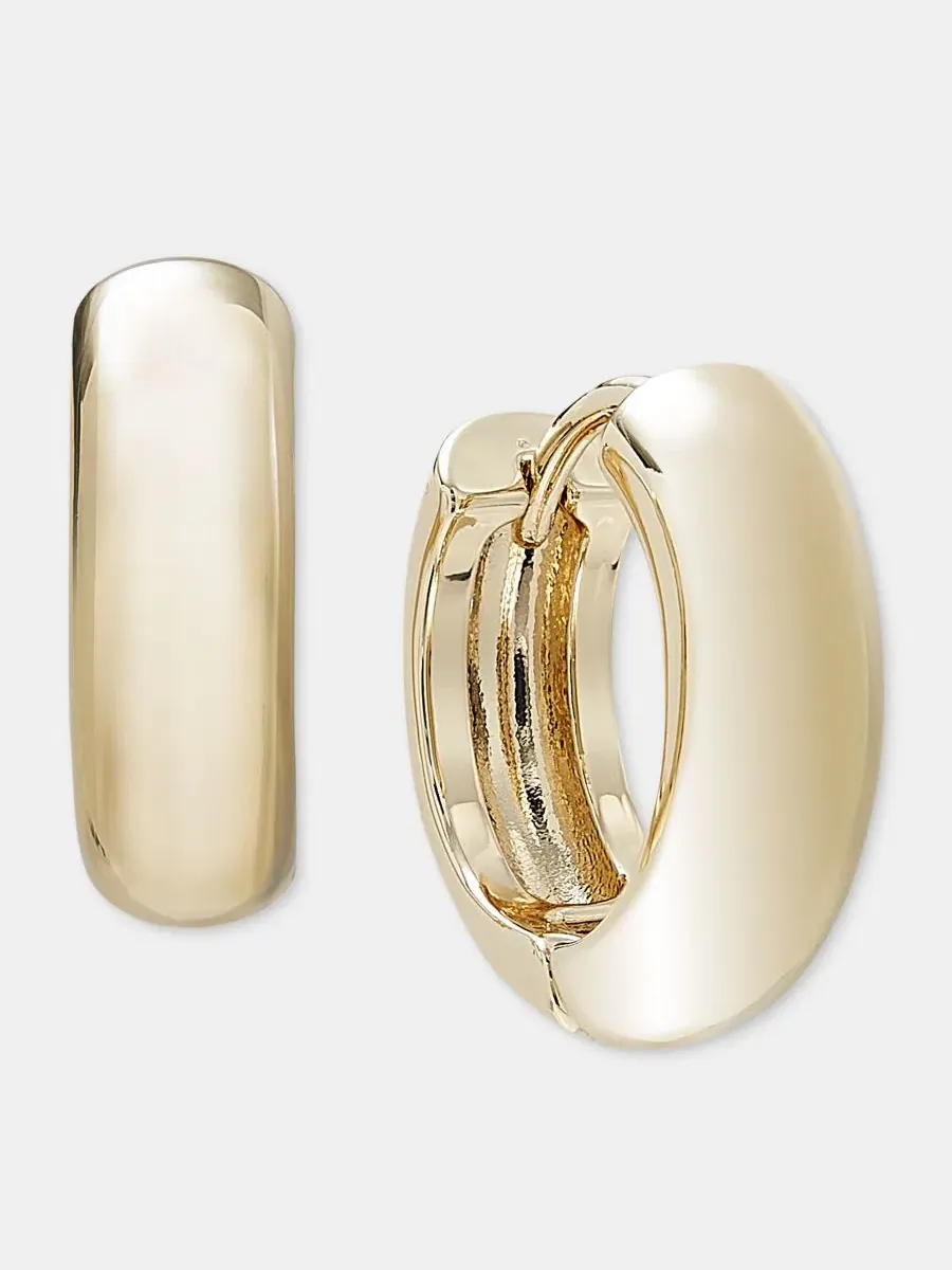 Серьги-конго малые хагги DKNY — изображение 2 из 4, оттенок золото