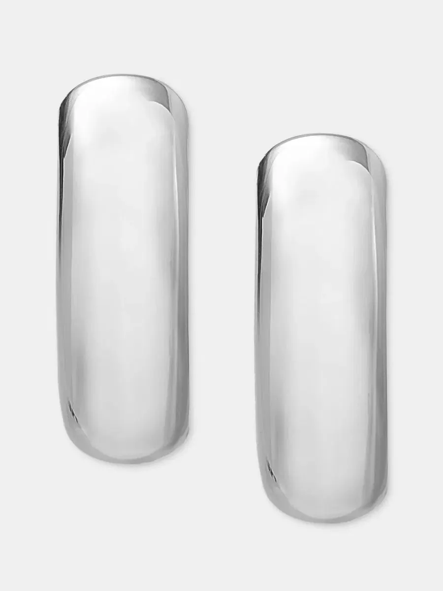 Серьги-хупы huggie DKNY