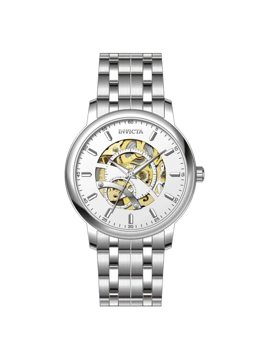 Мужские автоматические часы 69122 Objet D Art LG0801B с циферблатом Invicta — изображение 2 из 3, оттенок серебряный