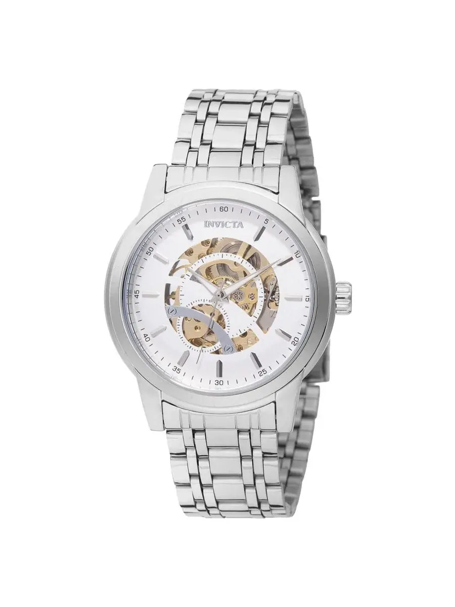 Мужские автоматические часы 69122 Objet D Art LG0801B с циферблатом Invicta — изображение 3 из 3, оттенок серебряный