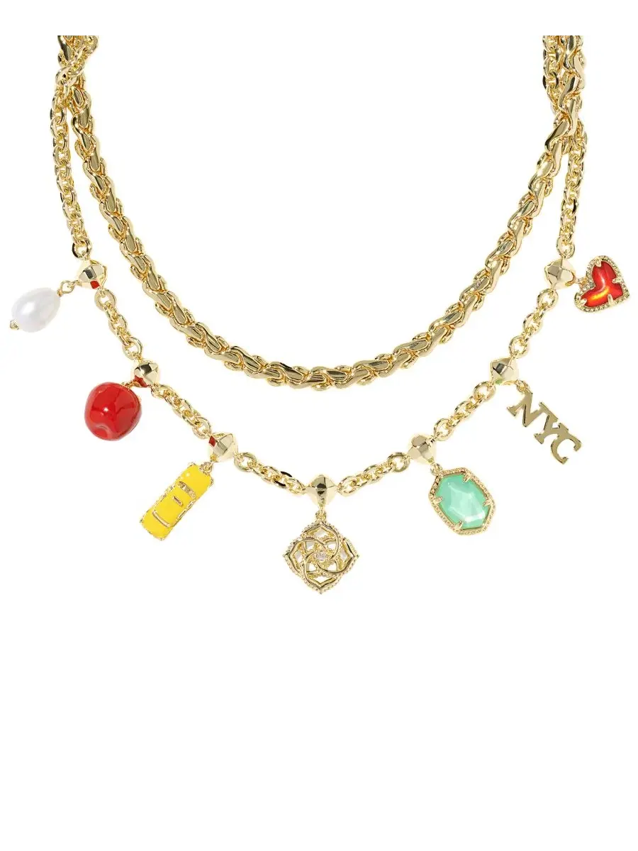 Кулон-подвеска с жемчугом NYC Icon Kendra Scott — изображение 2 из 11, оттенок золото