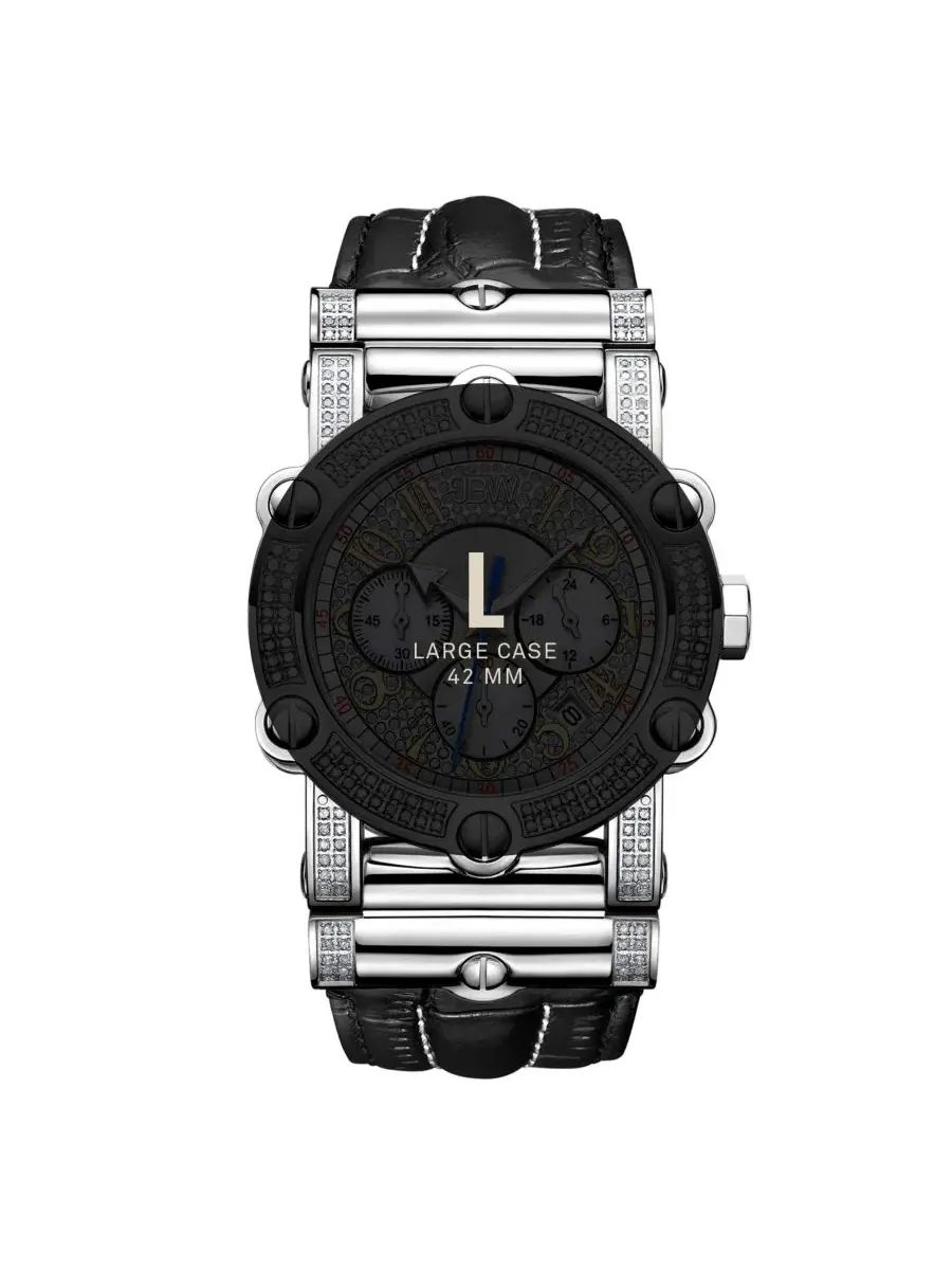 Мужские часы с хронографом, 196 бриллиантов, 1 3/4 ct.t.w., JBW, 10 Yr Anniversary Phantom — изображение 6 из 6
