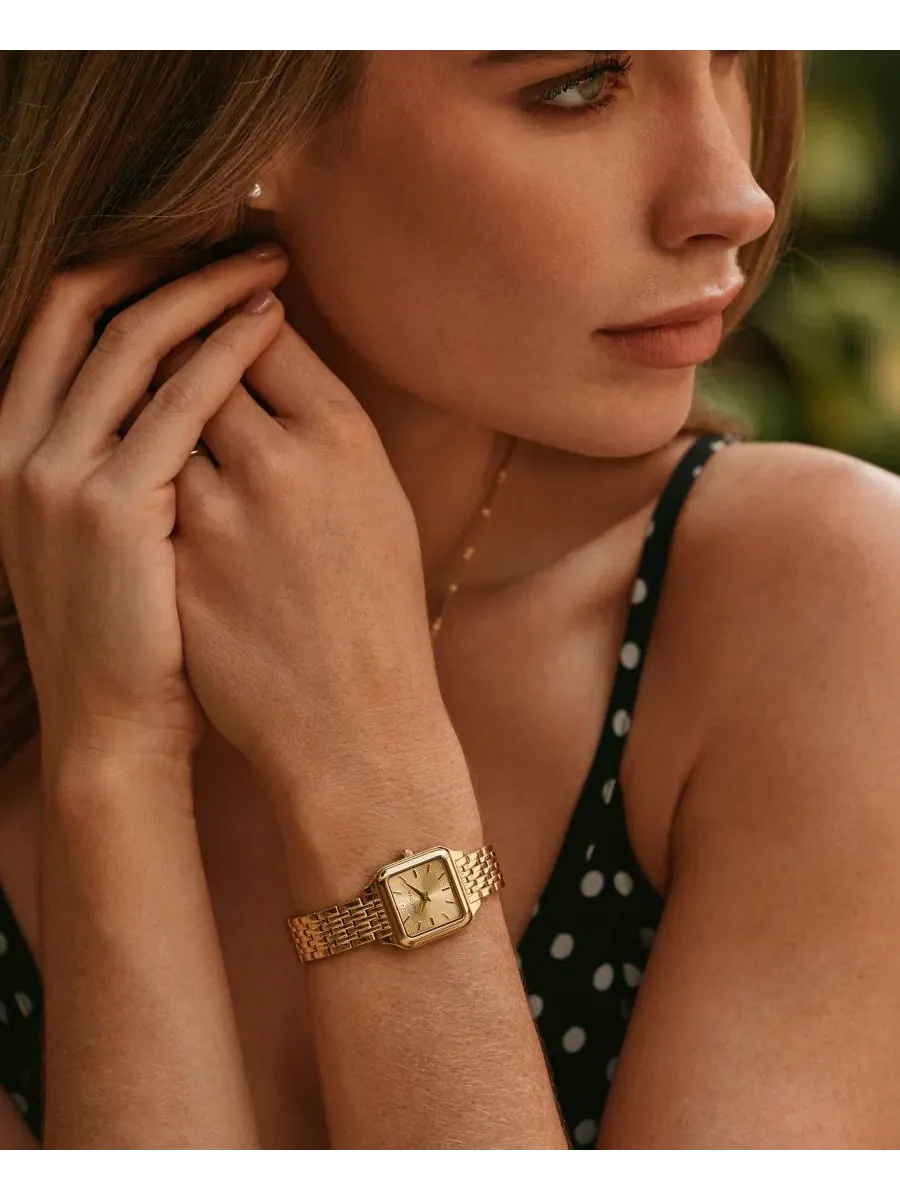 Женские часы Classic Sutton Gold-Tone Stainless Steel Bracelet Watch 22.7mm Bulova — изображение 3 из 5, оттенок золотистый