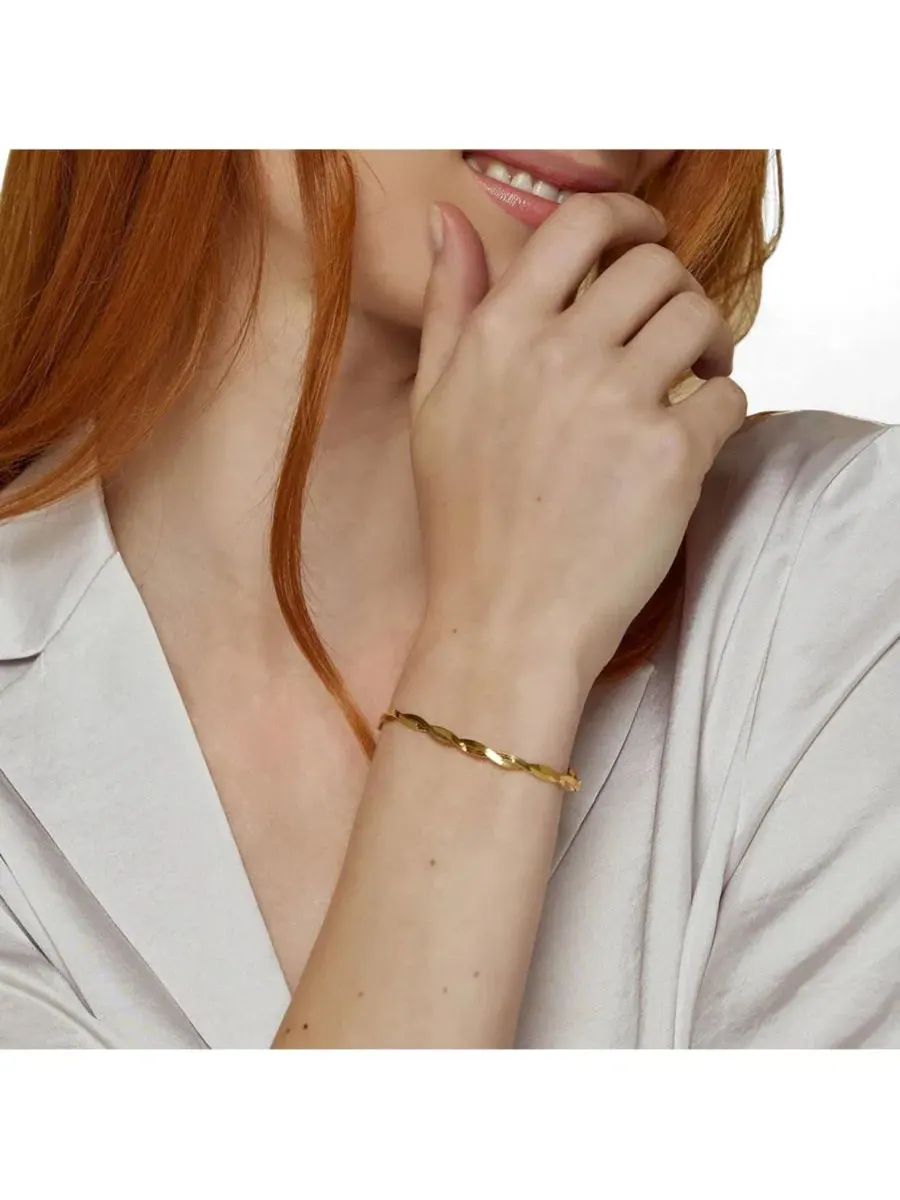 Браслет-цепочка Cass Bearfruit Jewelry — изображение 2 из 3, оттенок золото