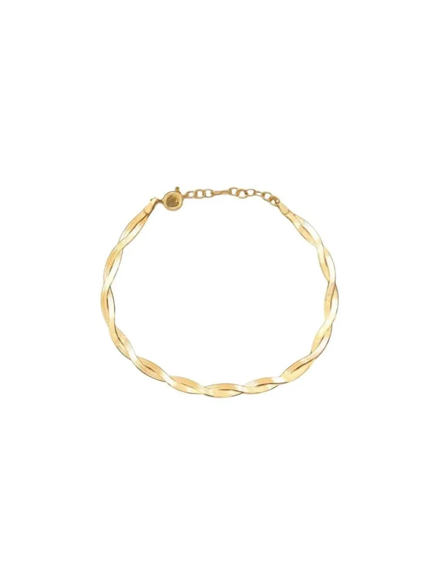 Браслет-цепочка Cass Bearfruit Jewelry — изображение 3 из 3, оттенок золото
