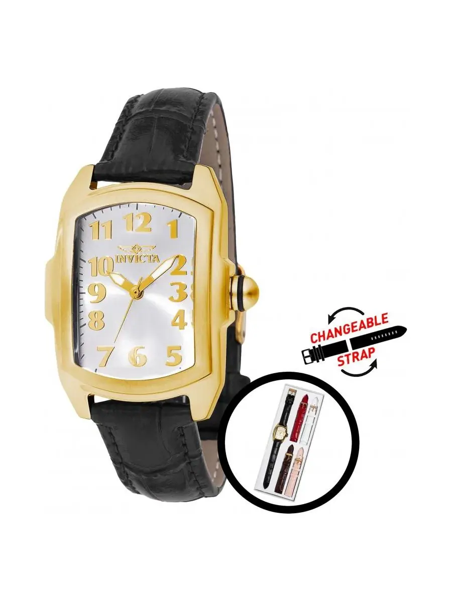 Женские часы Lupah Quartz PC21J Silver Dial Invicta