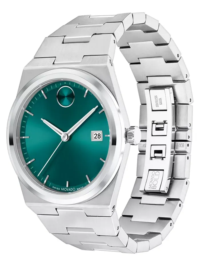 Мужские часы Quest Swiss Quartz из нержавеющей стали, 40 мм Movado — изображение 3 из 3