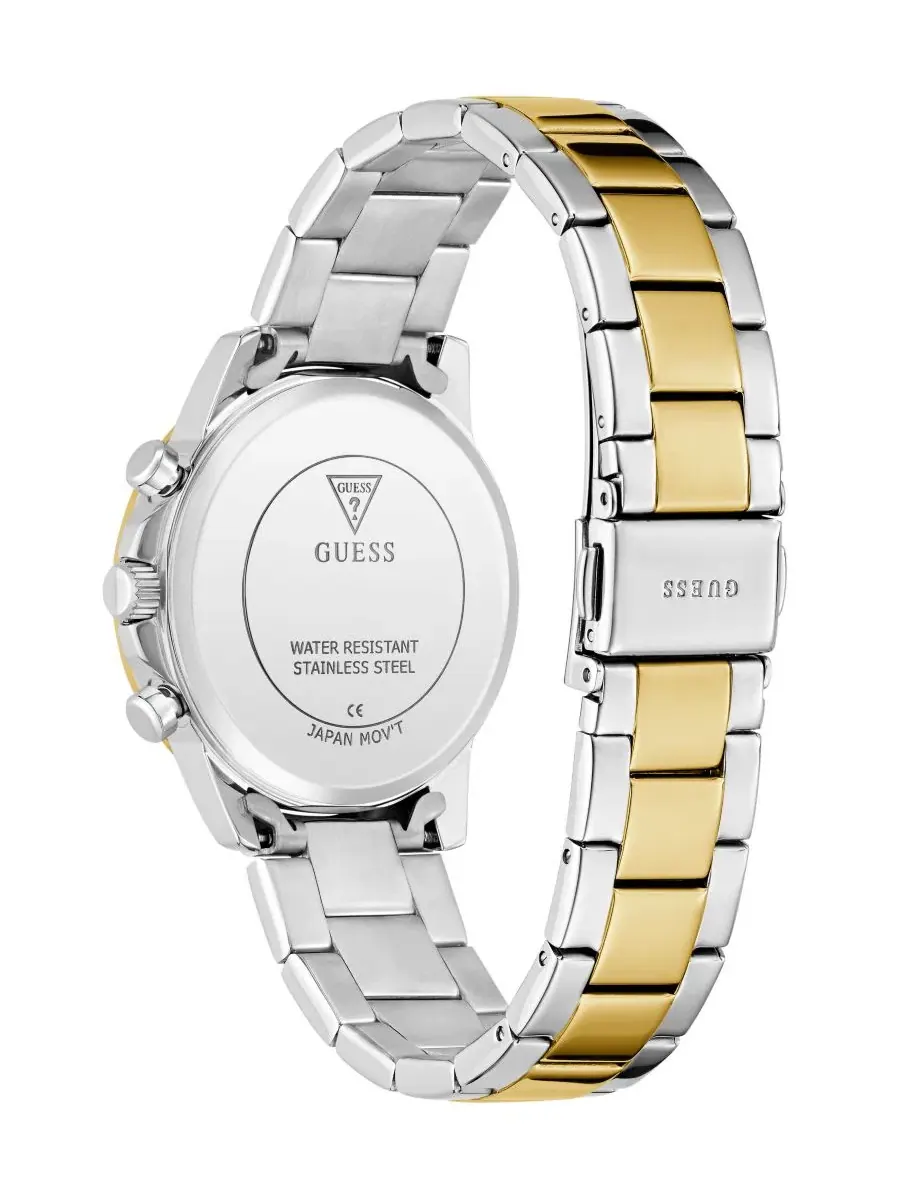 Женские двухцветные многофункциональные часы, 36 мм Guess — изображение 3 из 6, оттенок мульти