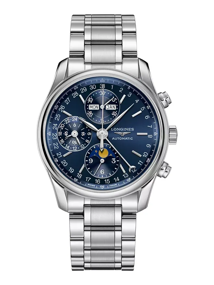 Мужские автоматические часы Swiss Automatic Master с браслетом из нержавеющей стали, 40 мм Longines — изображение 1 из 3