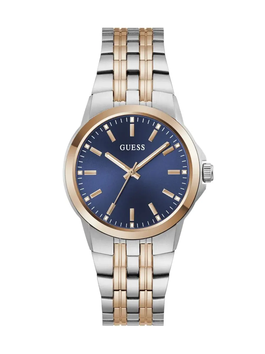 Мужские часы с кварцевым механизмом, из нержавеющей стали 39 мм GUESS