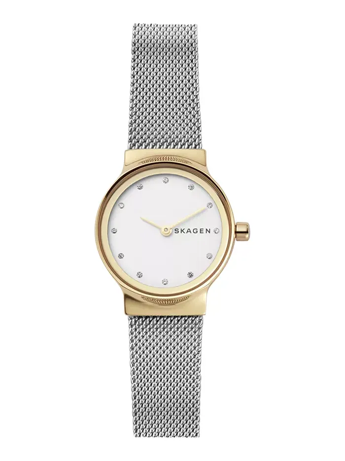Женские часы Freya на стальном браслете-сетке, 26 мм Skagen