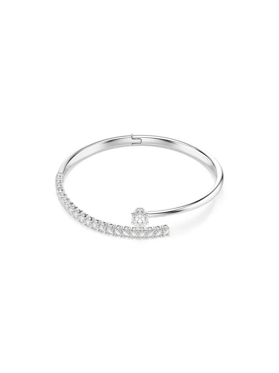 Браслет-манжета с кристаллами Swarovski Matrix Swarovski — изображение 1 из 6, оттенок белый