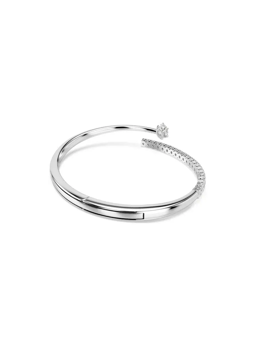 Браслет-манжета с кристаллами Swarovski Matrix Swarovski — изображение 4 из 6, оттенок белый
