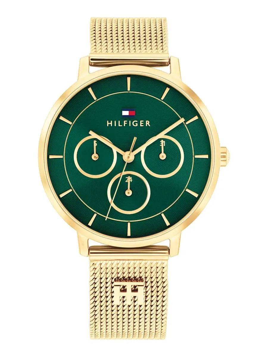 Женские часы с браслетом из стали с позолотой, 36 мм Tommy Hilfiger