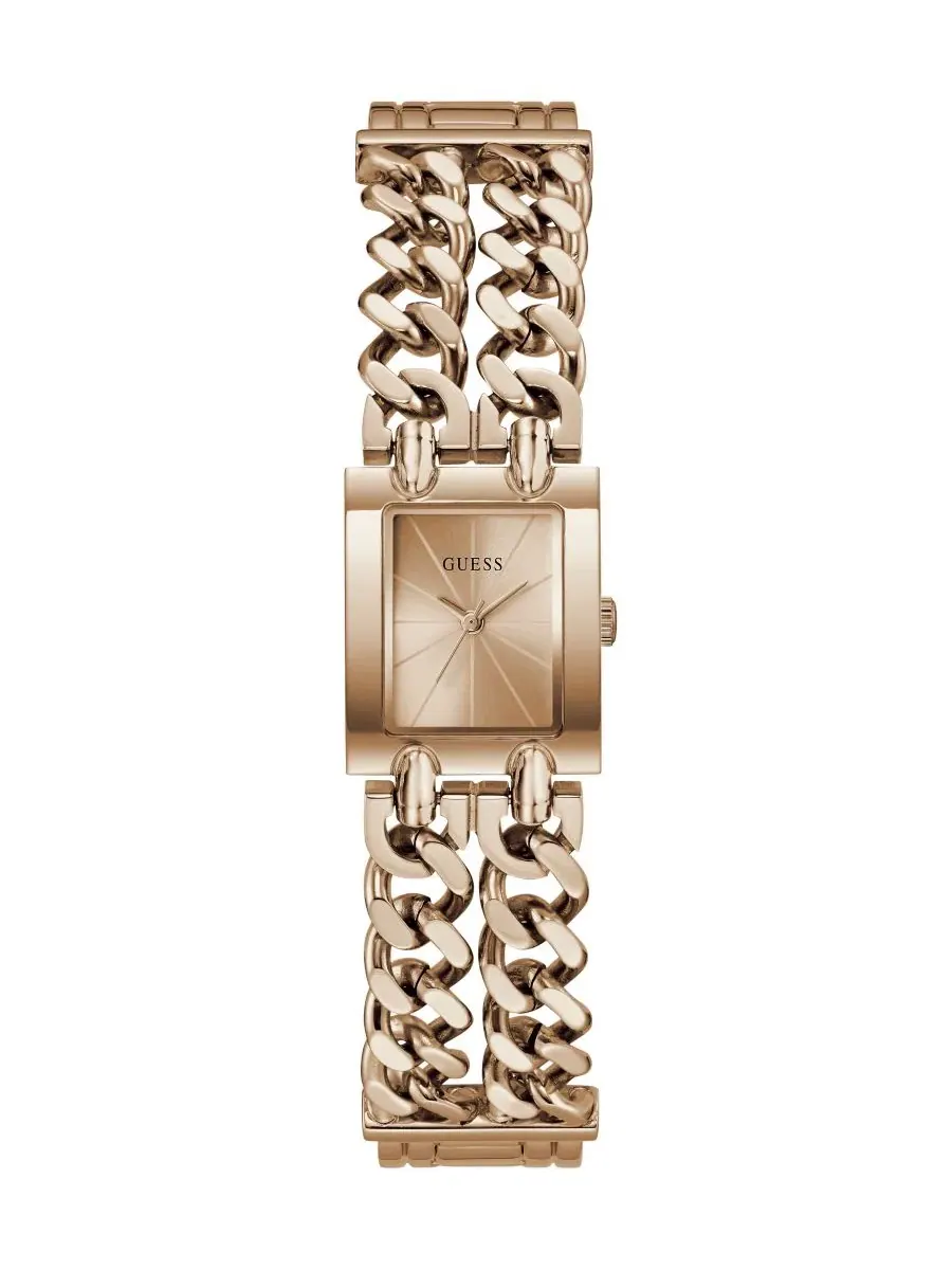 Женские часы с кварцевым механизмом, розовое золото, 20 мм GUESS