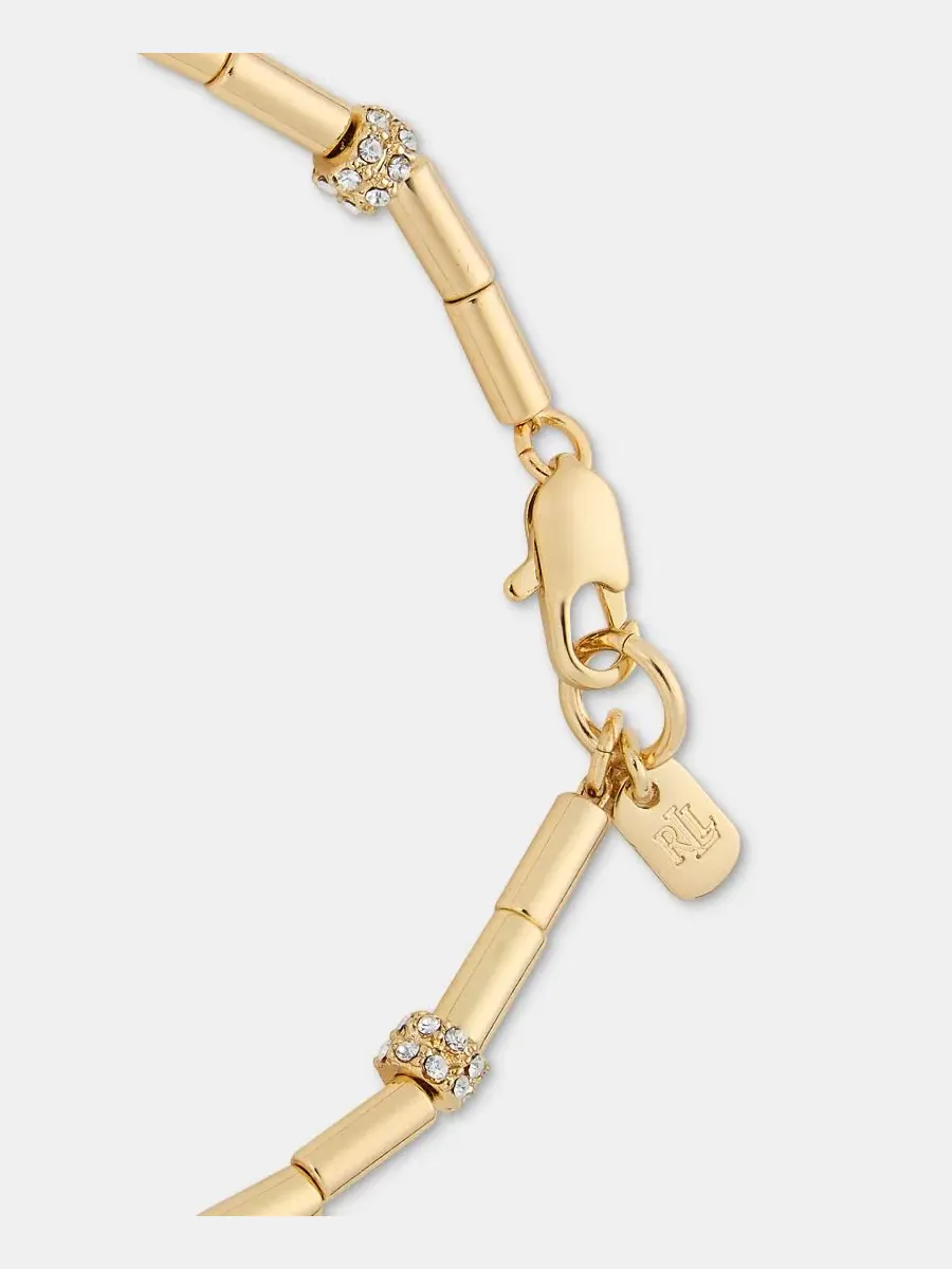 Гибкий браслет с паве-бисером Lauren Ralph Lauren — изображение 4 из 4, оттенок золото