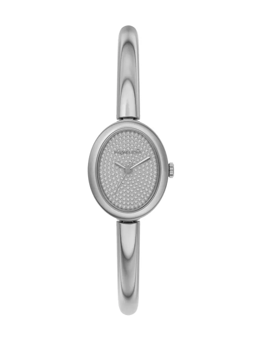 Женские часы Maude Three-Hand Michael Kors — изображение 1 из 9, оттенок серебристый