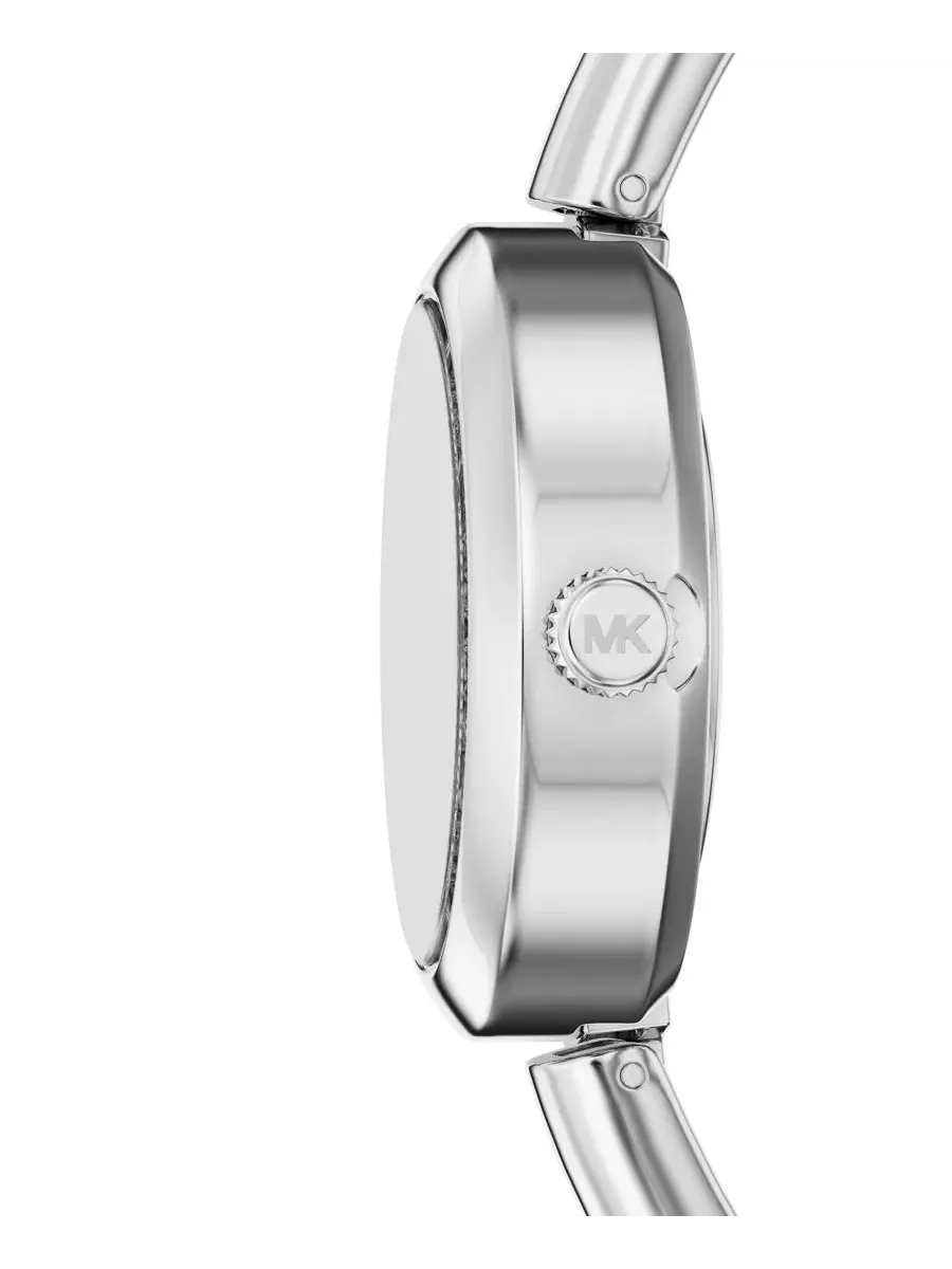 Женские часы Maude Three-Hand Michael Kors — изображение 3 из 9, оттенок серебристый