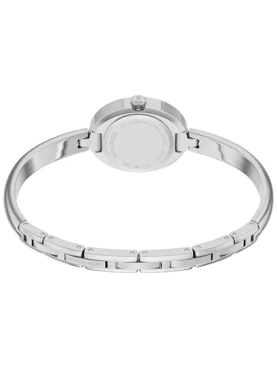 Женские часы Maude Three-Hand Michael Kors — изображение 5 из 9, оттенок серебристый