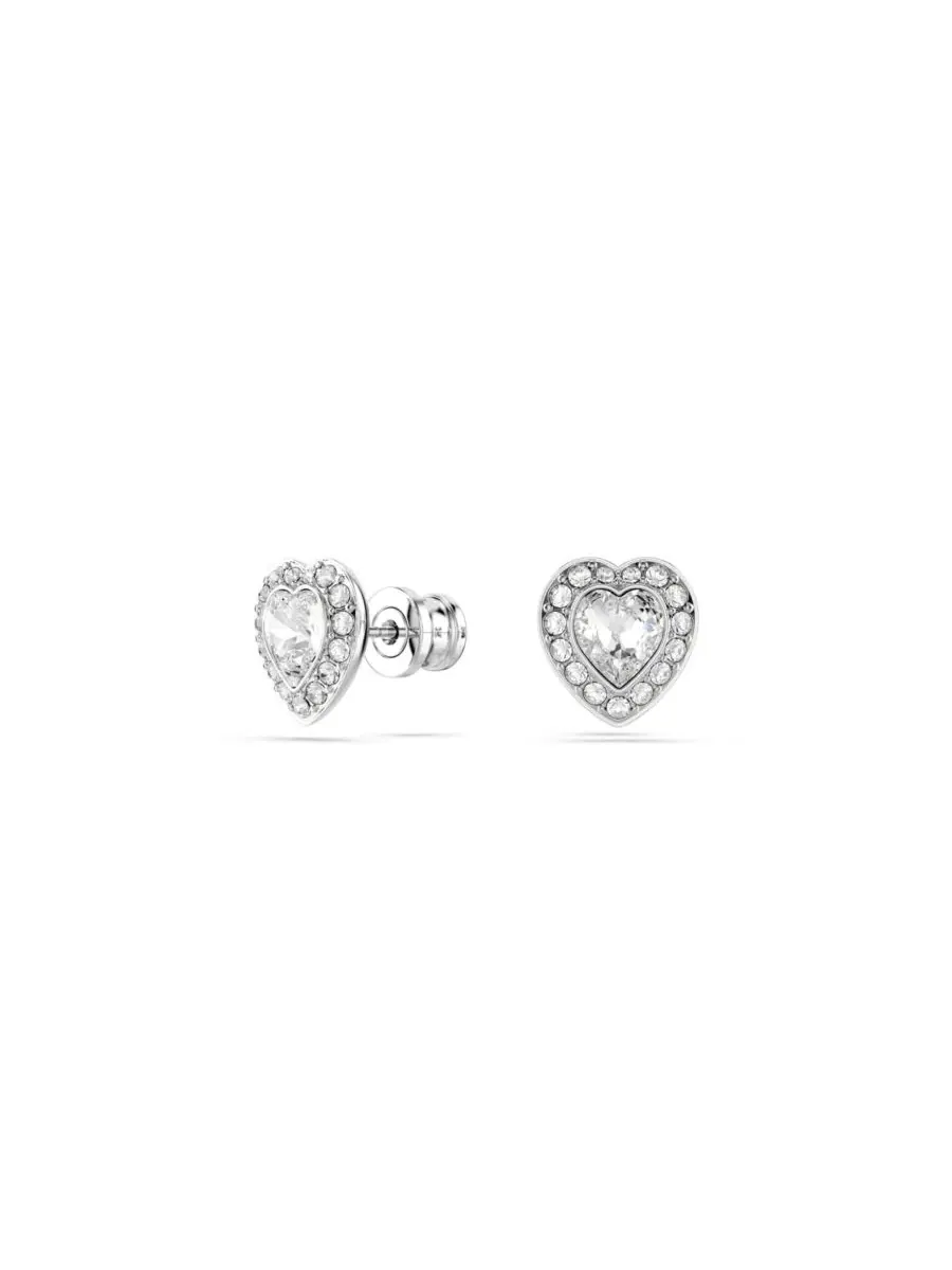 Комплект украшений с сердцем и кристаллами, модель Ariana Grande x Swarovski Rhodium Plated Heart — изображение 5 из 13