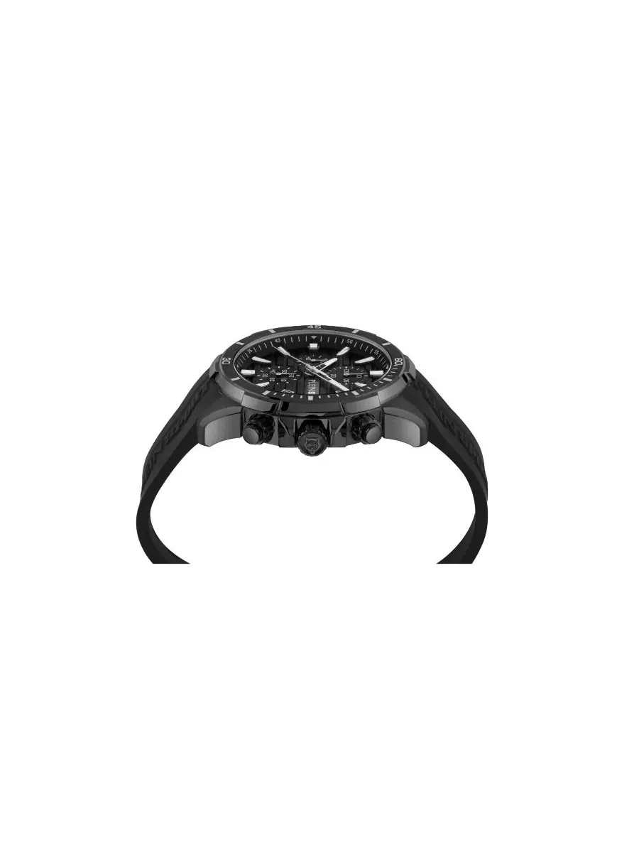 Хронограф Impact Chronograph Date Quartz, 46 мм Plein Sport — изображение 2 из 5, оттенок черный