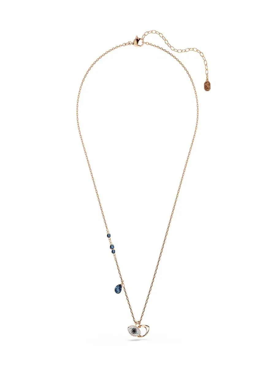 Кулон с подвеской Evil Eye, с кристаллами, Symbolica Swarovski — изображение 2 из 7, оттенок золото