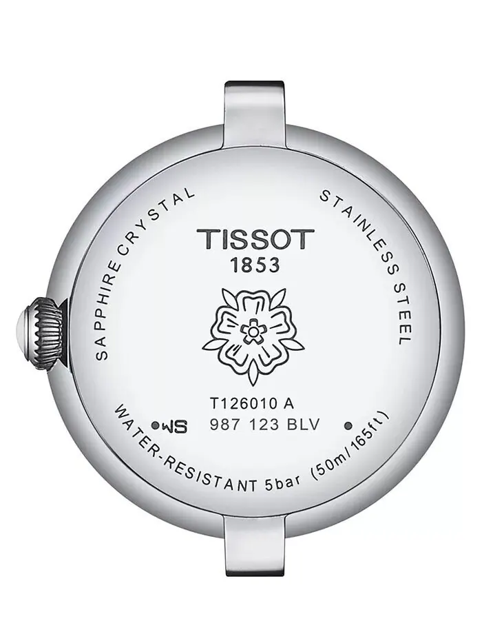 Женские швейцарские часы Bellissima с зеленым кожаным ремешком, 26 мм Tissot — изображение 3 из 5, оттенок черный