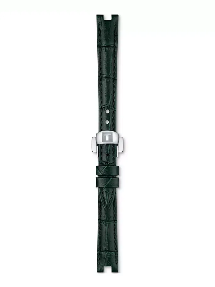 Женские часы Swiss Bellissima с зеленым кожаным ремешком, 26 мм Tissot — изображение 4 из 5