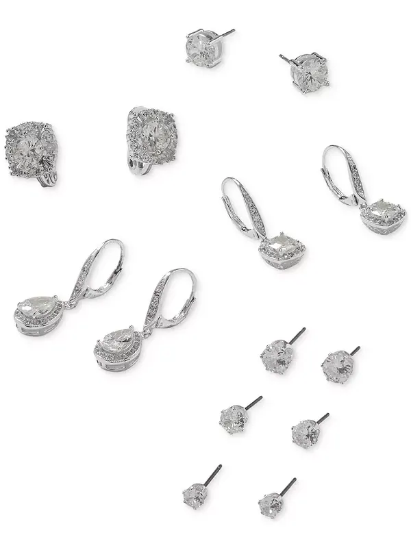 Серьги-Люстры с каплевидной формой кристаллов золотистого оттенка Anne Klein — изображение 3 из 3, оттенок мульти