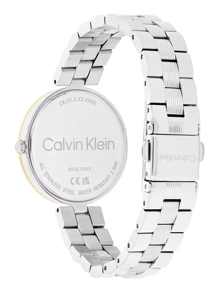 Женские часы Gleam с двухцветным браслетом из нержавеющей стали, 32 мм Calvin Klein — изображение 3 из 3