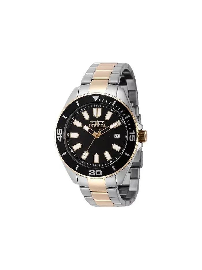 Мужские часы Pro Diver Quartz 3 Hand Black Dial, модель 46319 Invicta