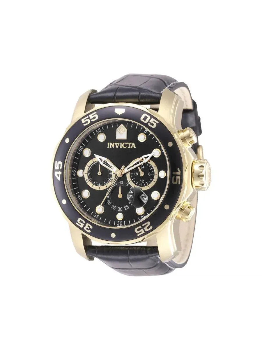 Часы Pro Diver Quartz VD53 с латунным циферблатом, модель 49833 Invicta — изображение 3 из 3, оттенок черный