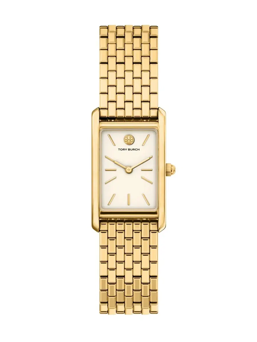 Женские наручные часы Eleanor Slim, кварцевые, из золотистой нержавеющей стали Tory Burch
