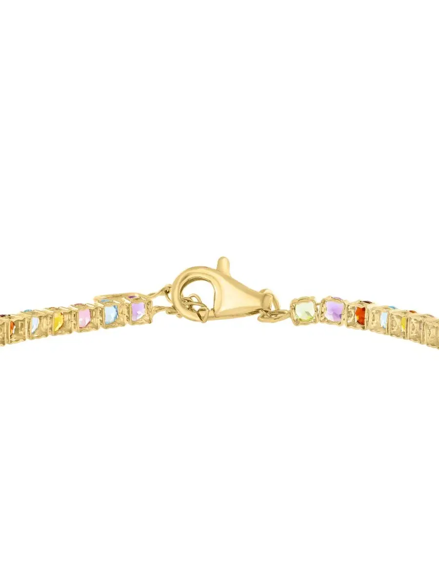 Браслет с мультигеммовыми вставками 4-1/4 ct. t.w. в 14-каратном желтом золоте EFFY Collection — изображение 2 из 3