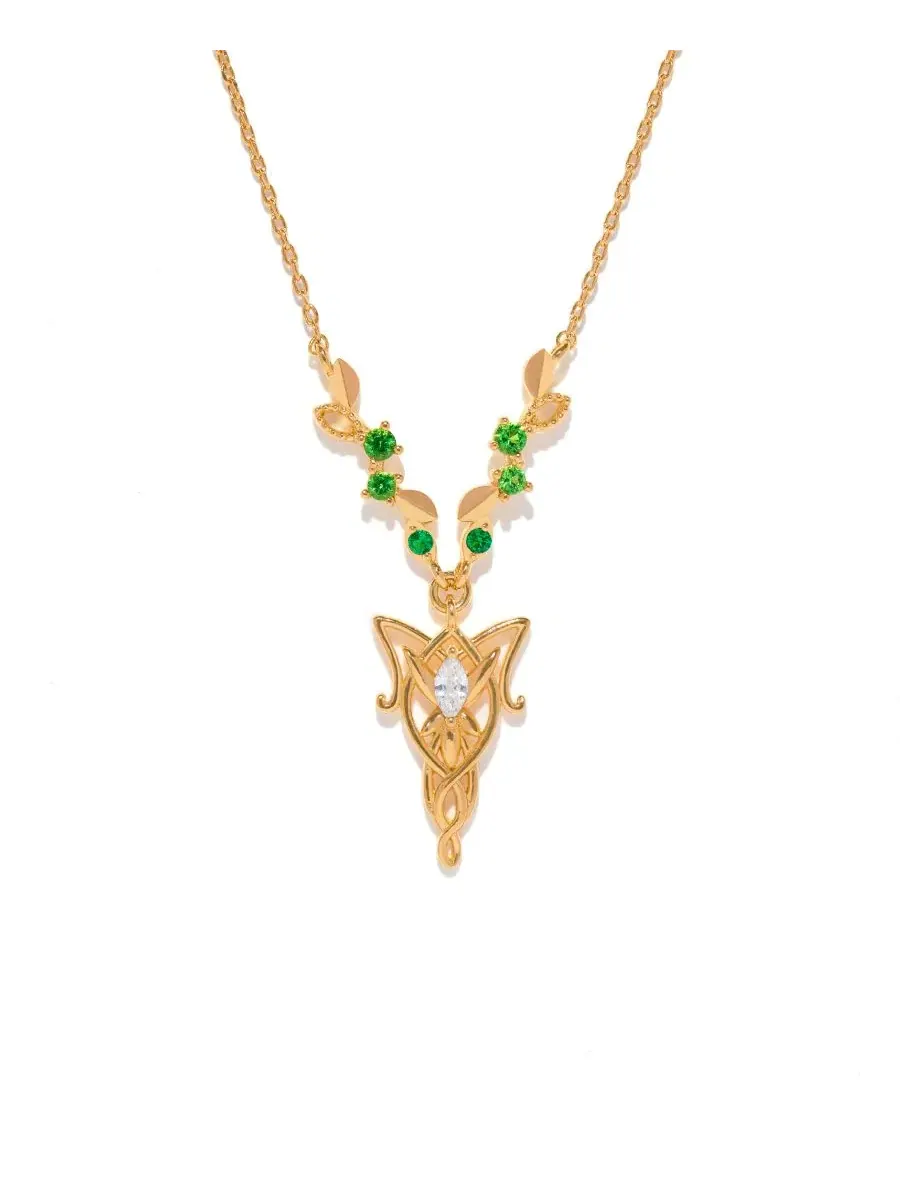 Подвеска-кулон The Lord of the Rings Elven Necklace Girls Crew — изображение 1 из 3, оттенок золото