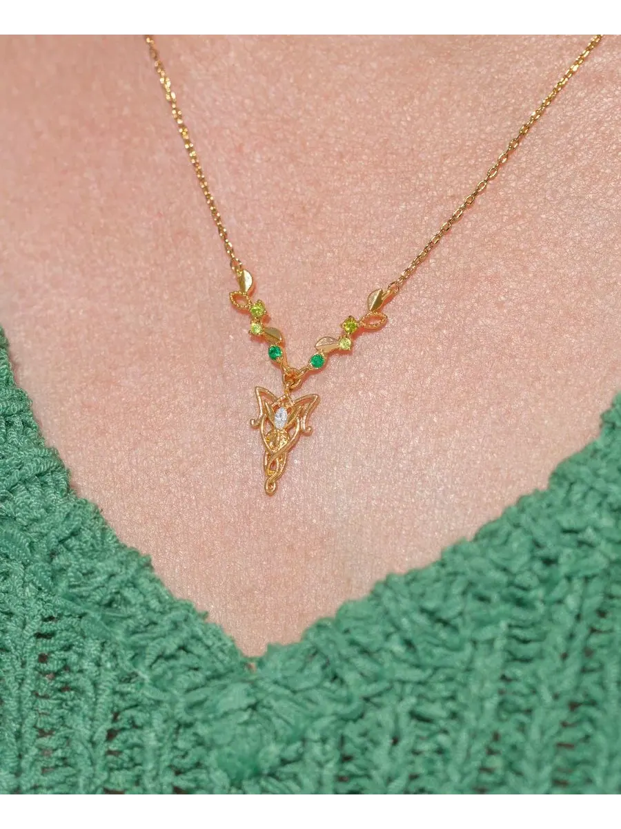 Подвеска-кулон The Lord of the Rings Elven Necklace Girls Crew — изображение 3 из 3, оттенок золото